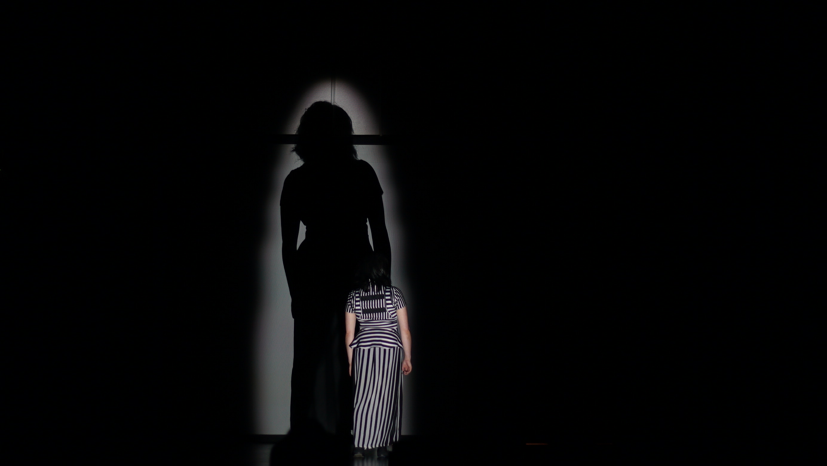 Walking at night by myself