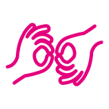icône langue des signes